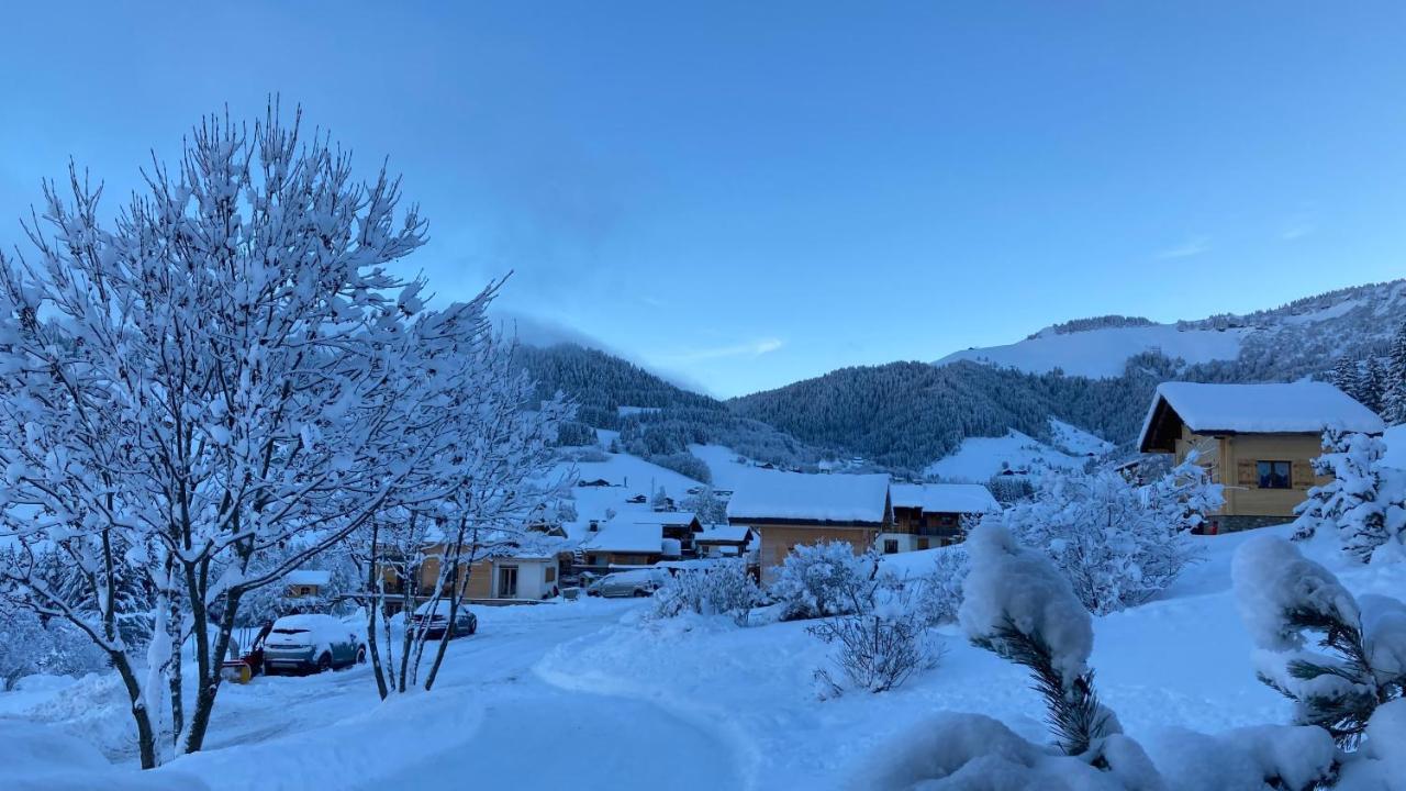 Chalets Savoie Les Chalets D'Heidi Notre-Dame-de-Bellecombe Bagian luar foto