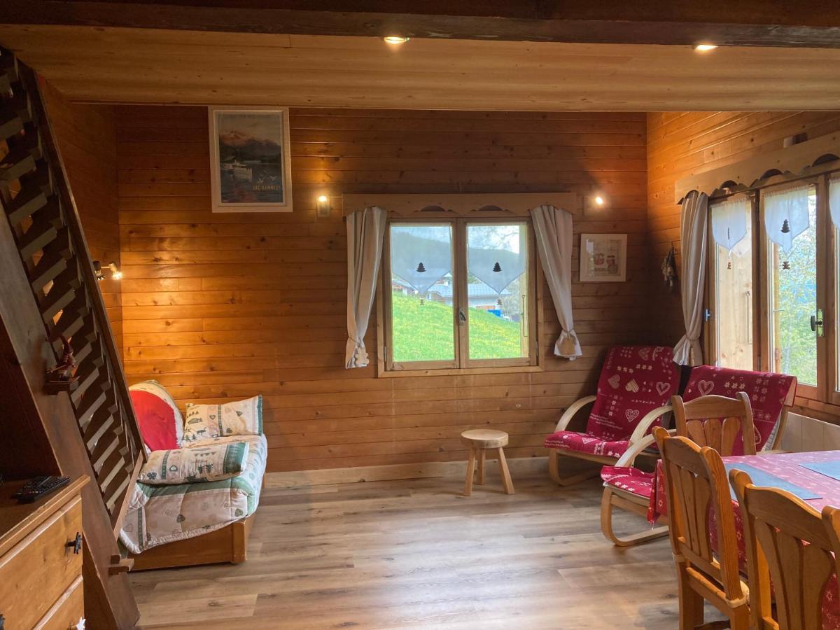 Chalets Savoie Les Chalets D'Heidi Notre-Dame-de-Bellecombe Bagian luar foto