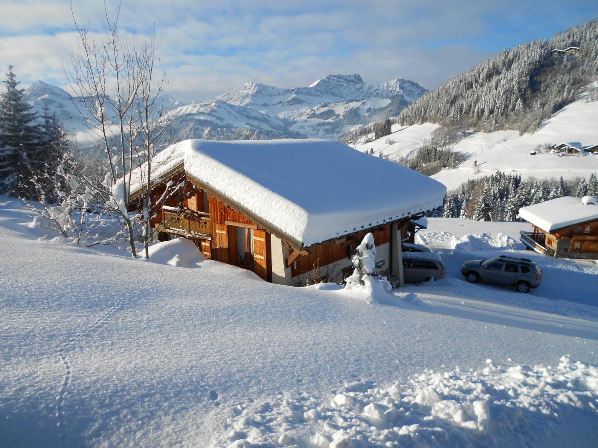 Chalets Savoie Les Chalets D'Heidi Notre-Dame-de-Bellecombe Bagian luar foto