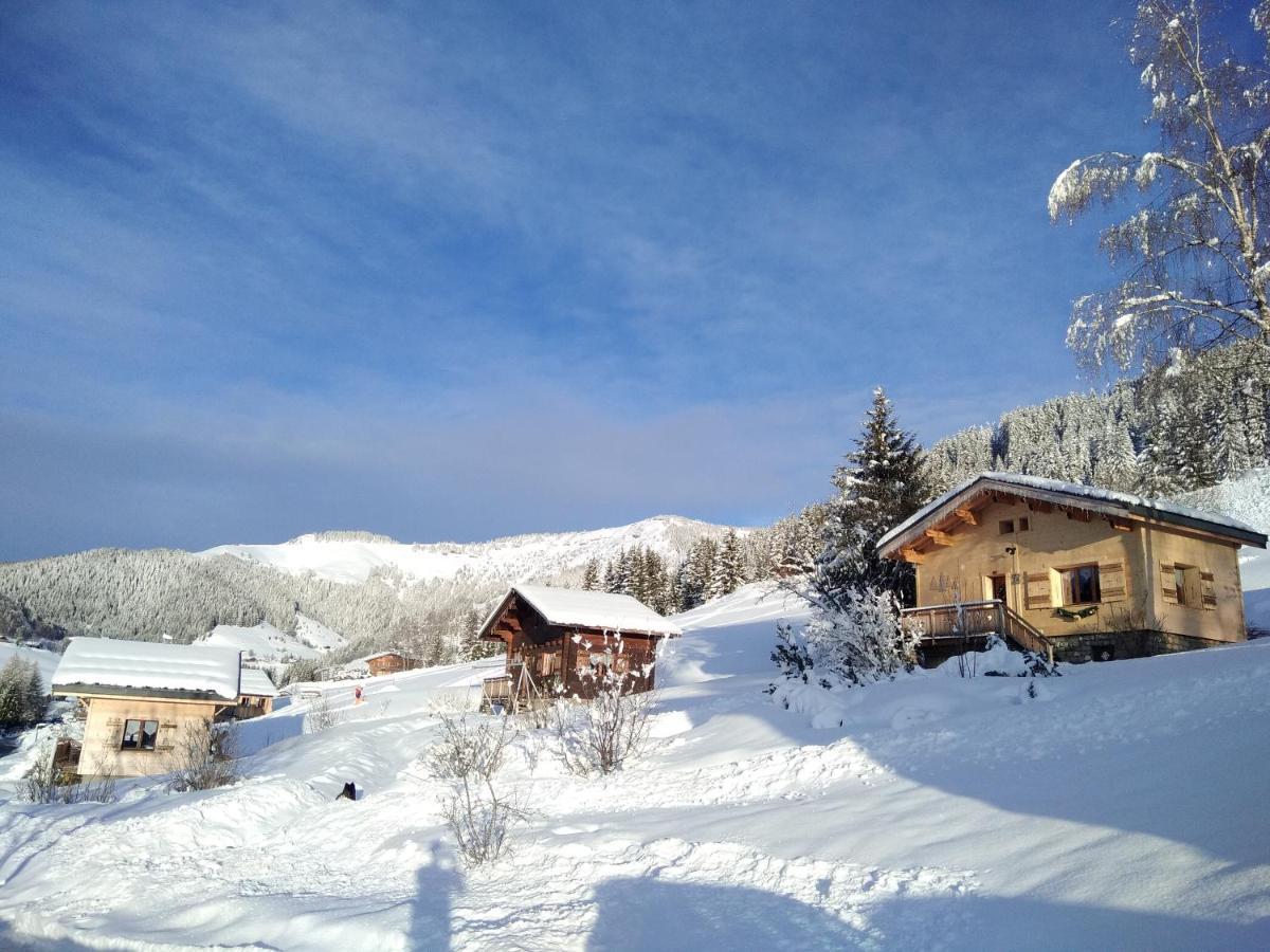 Chalets Savoie Les Chalets D'Heidi Notre-Dame-de-Bellecombe Bagian luar foto